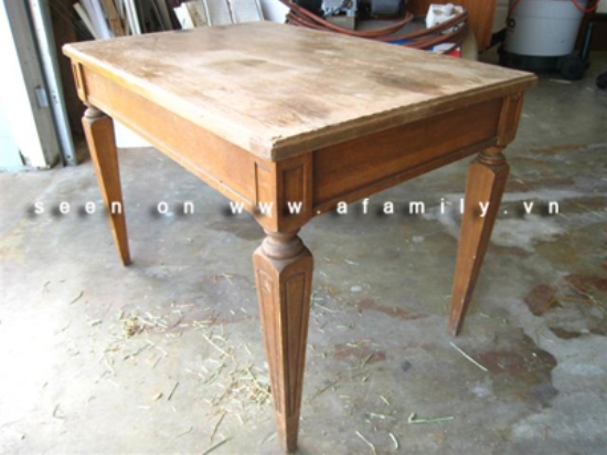 Nghệ thuật tái sử dụng bàn gỗ cũ | ảnh 1