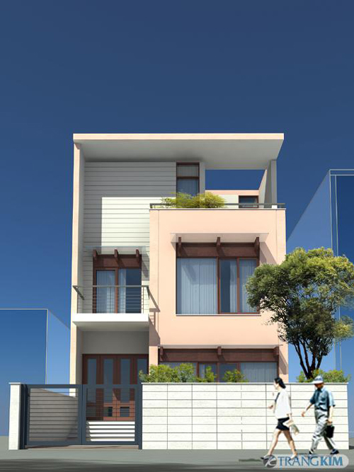 Tư vấn thiết kế nhà phố 3 tầng hiện đại với diện tích 8,2x6,5m | ảnh 1