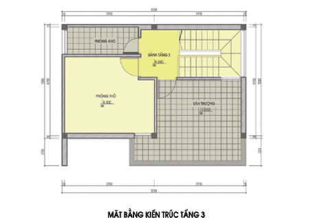 Tư vấn thiết kế nhà phố 3 tầng hiện đại với diện tích 8,2x6,5m | ảnh 4