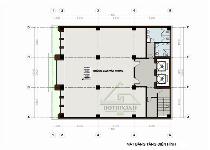 Thiết kế nhà ở và cho thuê văn phòng, DT 15x50m | ảnh 4