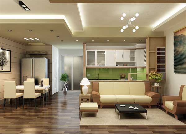Nới rộng căn hộ chung cư nhỏ bằng nội thất sáng màu | ảnh 3
