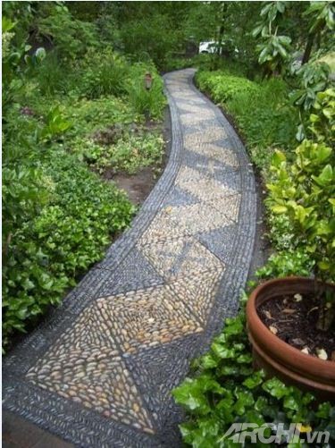 Tạo lối đi trong vườn theo phong cách mosaic | ảnh 5
