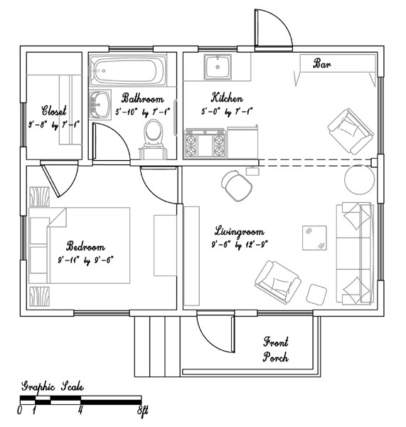 Những phương án thiết kế ấn tượng cho 1 căn hộ mini (P1) | ảnh 1