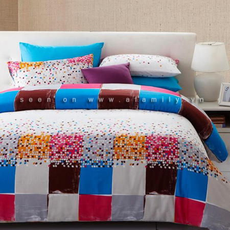 Phòng ngủ bừng sáng với các loại chăn ga gối sắc màu | ảnh 5