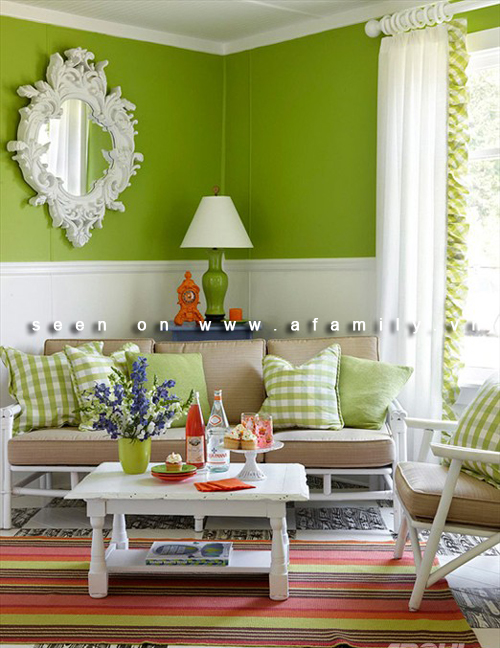 Phòng khách tuyệt đẹp với những gam màu nổi bật cho 4 mùa | ảnh 3