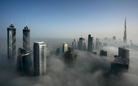 Dubai đẹp huyền ảo trong sương mù | ảnh 3