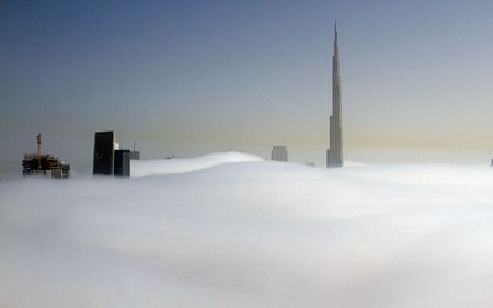 Dubai đẹp huyền ảo trong sương mù | ảnh 4