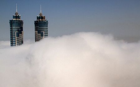 Dubai đẹp huyền ảo trong sương mù | ảnh 5