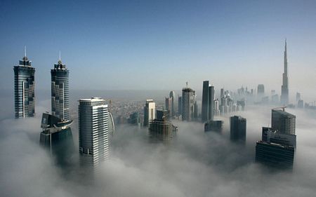 Dubai đẹp huyền ảo trong sương mù | ảnh 6
