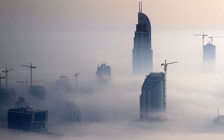 Dubai đẹp huyền ảo trong sương mù | ảnh 7