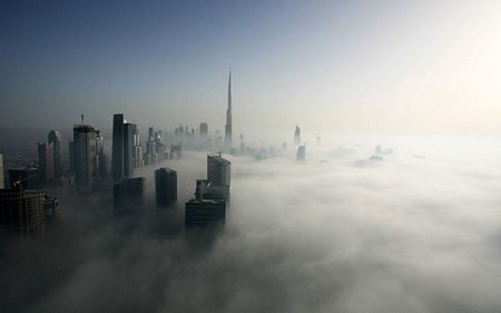 Dubai đẹp huyền ảo trong sương mù | ảnh 8