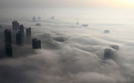 Dubai đẹp huyền ảo trong sương mù | ảnh 10