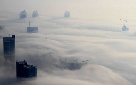 Dubai đẹp huyền ảo trong sương mù | ảnh 11