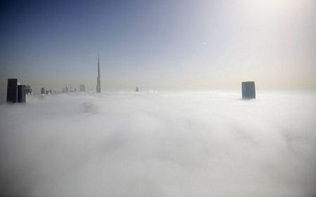 Dubai đẹp huyền ảo trong sương mù | ảnh 14