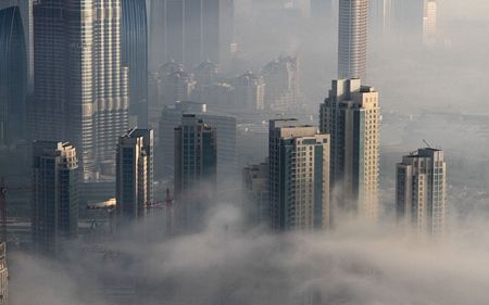 Dubai đẹp huyền ảo trong sương mù | ảnh 16