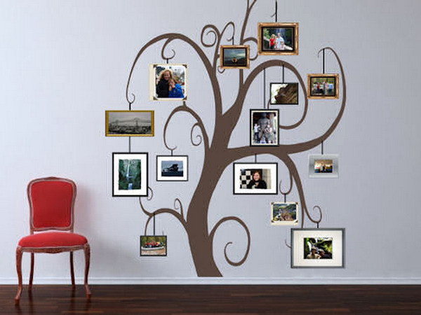 Trang trí tường nhà với cây ảnh gia đình | ảnh 13