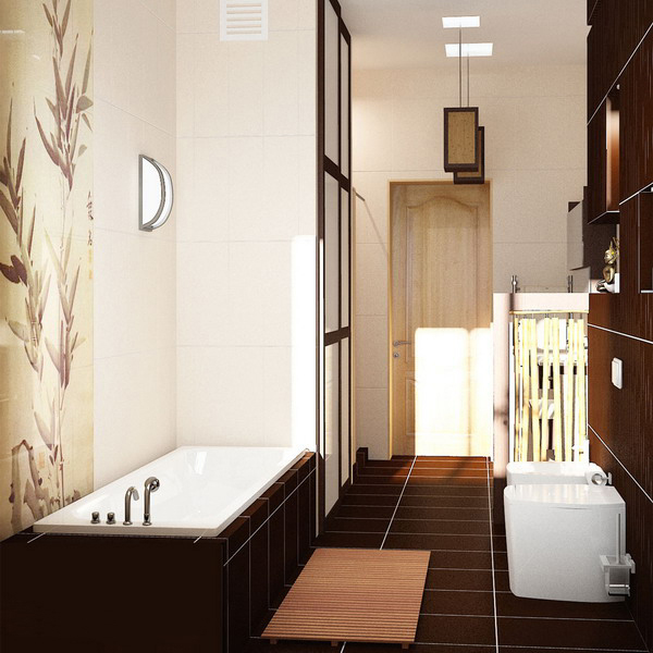 Decor phòng tắm với tông màu nâu | ảnh 3