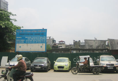 Dự án đường Ô Chợ Dừa - Hoàng Cầu để làm bãi đỗ xe | ảnh 1