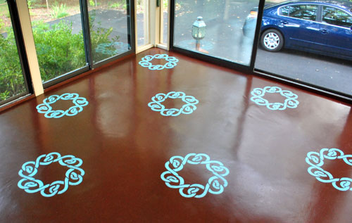 Ấn tượng với họa tiết sàn nhà từ sơn | ảnh 10
