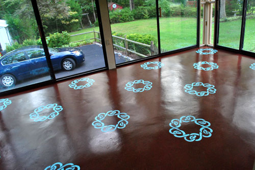 Ấn tượng với họa tiết sàn nhà từ sơn | ảnh 9