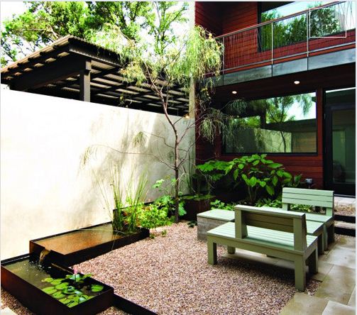 Phú Điền - Hình ảnh thiết kế vườn cho nhà phố