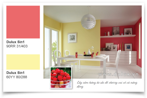 Cách kết hợp sơn nhà và nội thất màu đỏ | ảnh 4