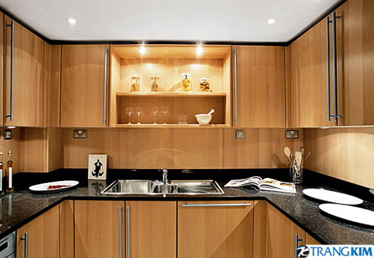 Phòng bếp sang trọng và ấm áp với nội thất gỗ | ảnh 5