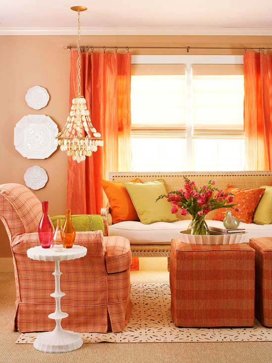 Bài trí ngôi nhà với sắc cam rực rỡ | ảnh 3