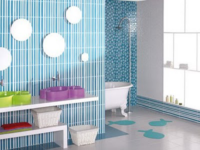 Những ý tưởng sáng tạo trang trí tường phòng tắm của trẻ | ảnh 4
