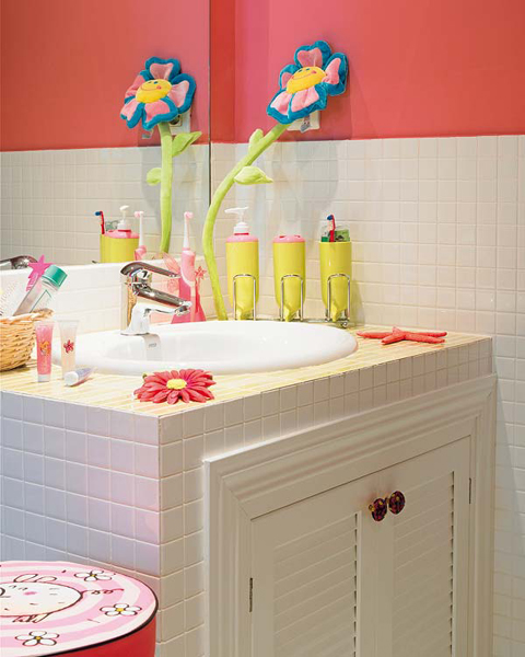 Những ý tưởng sáng tạo trang trí tường phòng tắm của trẻ | ảnh 9