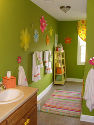 Những ý tưởng sáng tạo trang trí tường phòng tắm của trẻ | ảnh 10