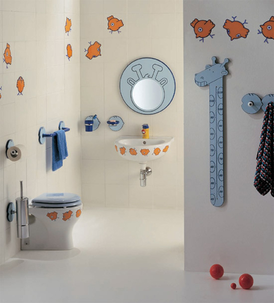 Những ý tưởng sáng tạo trang trí tường phòng tắm của trẻ | ảnh 14