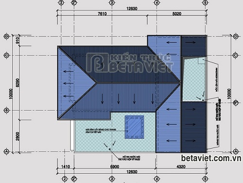 Tư vấn thiết kế biệt thự 3 tầng sang trọng, DT 10x14,7m | ảnh 5