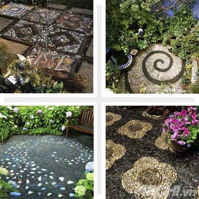 Vườn đẹp như tranh với phong cách mosaic | ảnh 1