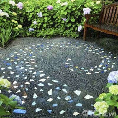 Vườn đẹp như tranh với phong cách mosaic | ảnh 2