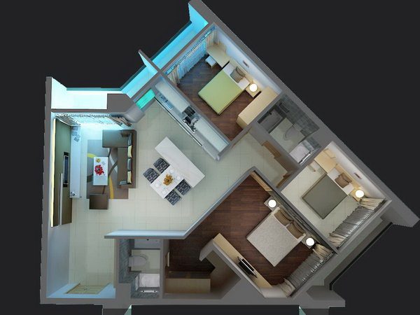 Thiết kế, mẫu nhà của Khu căn hộ Hà Đô Green View | ảnh 4