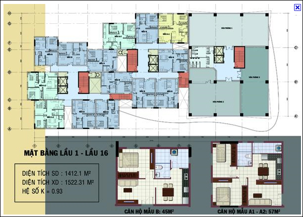 Thiết kế, mẫu nhà của Cao ốc căn hộ &amp; văn phòng cho thuê LORI PLAZA | ảnh 2
