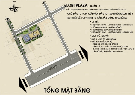 Hạ tầng, quy hoạch của Cao ốc căn hộ &amp; văn phòng cho thuê LORI PLAZA | ảnh 1