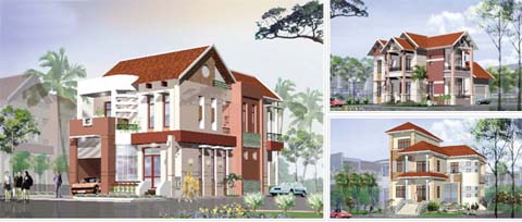 Thiết kế, mẫu nhà của Khu biệt thự Phú Thịnh | ảnh 1