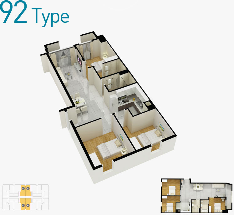 Thiết kế, mẫu nhà của Khu chung cư Charm Plaza | ảnh 13