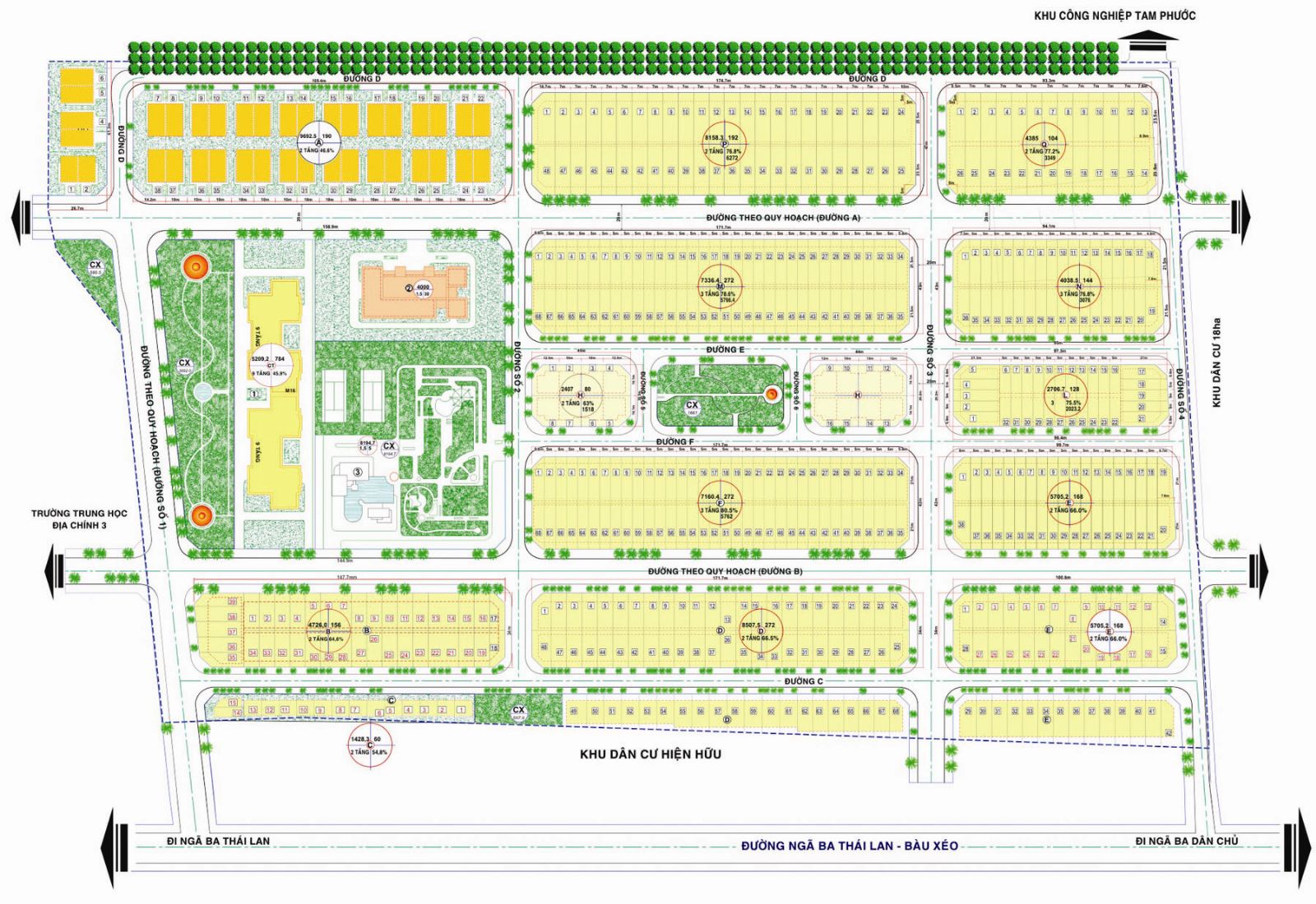Hạ tầng, quy hoạch của Khu dân cư Phú Tín | ảnh 2