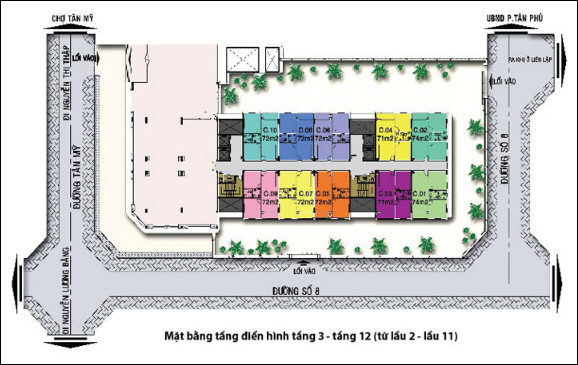 Hạ tầng, quy hoạch của Khu căn hộ Res III | ảnh 3