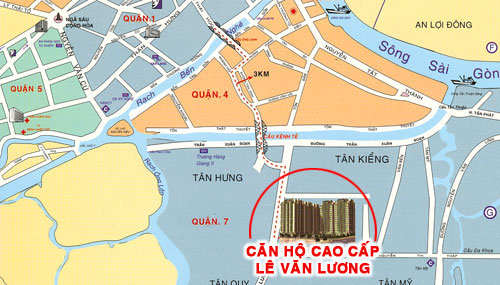 Vị trí của Khu căn hộ cao cấp Lê Văn Lương (Hoàng Anh 1) | ảnh 1
