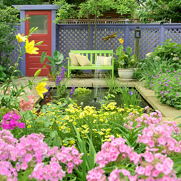 Những sắc màu nghệ thuật trong decor vườn nhà | ảnh 5